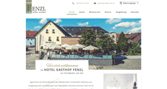 Desktop Screenshot of hotelgasthof-fenzl.de
